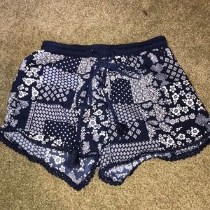 terranova navy flowy shorts